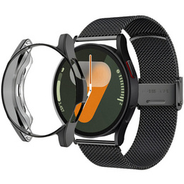 Bransoleta + Etui z Osłoną na Ekran do Samsung Galaxy Watch 7 40mm, Czarna