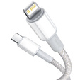 BASEUS Kabel USB PD20W Type C to Lightning 200cm - White