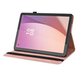 Etui do Lenovo Tab M9, Wallet Pen Slot, butterflies, różowe