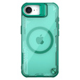 Etui do iPhone 16e, pancerne Nillkin, Icelade Prop, do Magsafe, zielone