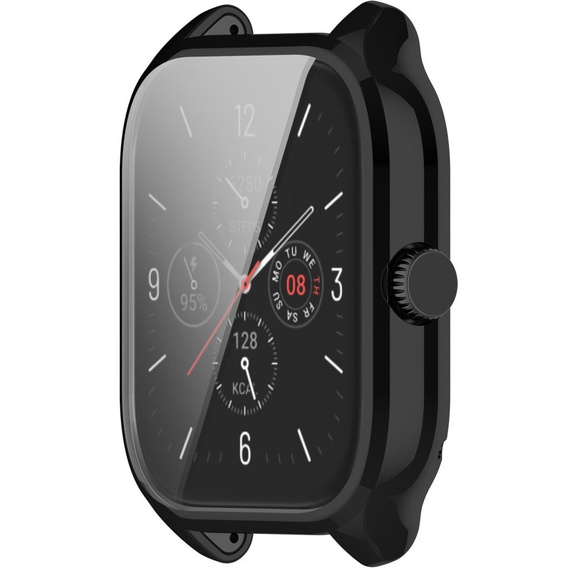 2w1 Etui z osłoną na ekran do Amazfit GTS 4, Czarne