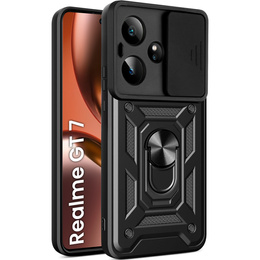 Etui pancerne do Realme GT 7 / 7T, CamShield Slide, czarne