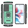 Etui do Oppo Reno 11F 5G, KickStand Camera Lens, zielone