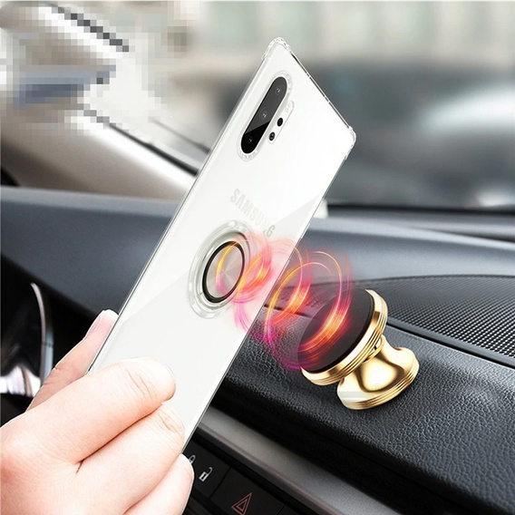 Etui do Samsung Galaxy Note 10 - ERBORD Airbag Ring - Blue