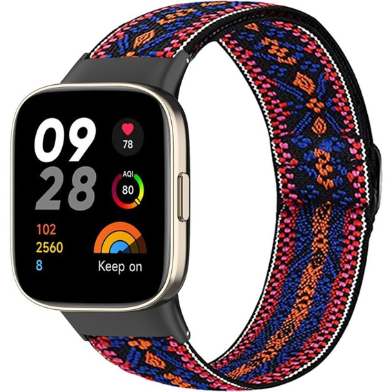 Pasek Nylonowy do Xiaomi Redmi Watch 3, Kolorowy