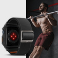 Pasek z etui Spigen do Apple Watch 4/5/6/7/8/9/SE 44/45mm, Lite Fit Pro, Czarny