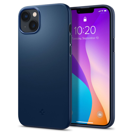 Etui Spigen do iPhone 14 Plus, Thin Fit, Navy Blue
