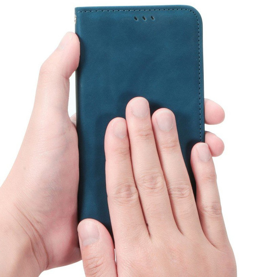 Etui Wallet do Samsung Galaxy A51 5G, Vintage Style Smooth, Blue