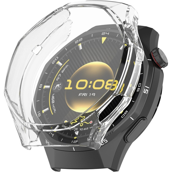 2w1 Etui z Osłoną na ekran do Huawei Watch GT 6 Pro 46mm, Przezroczyste