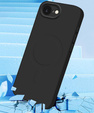Etui do MagSafe ERBORD Silicone Mag Cover do iPhone 16E, czarne