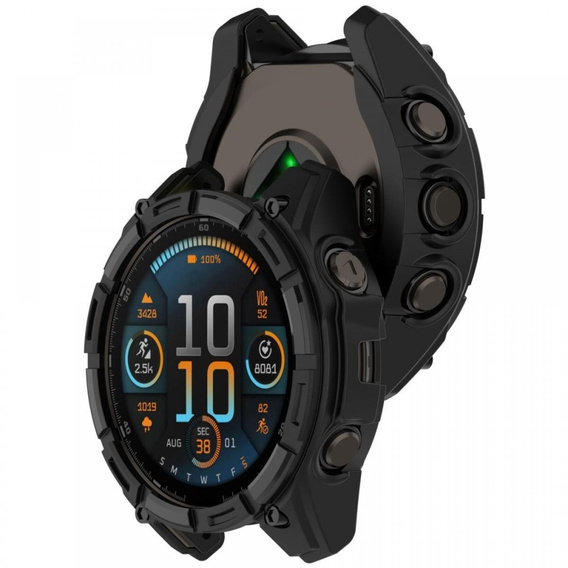 Etui Obudowa do Garmin Fenix 8 51mm, Czarne