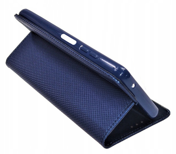 Etui z klapką do Samsung Galaxy A17 5G, Smart Magnetic, granatowe