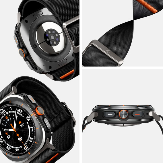 Pasek SPIGEN do Samsung Galaxy Watch Ultra (47 MM), Fit Lite Ultra, Czarny