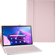 Etui z klawiaturą do Lenovo Tab M10 Plus Gen 3 TB-125F TB-128F, różowe rose gold