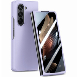 Etui do Samsung Galaxy Z Fold6 5G, ze szkłem, fioletowe