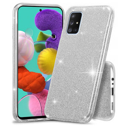Etui Glitter Case do Samsung Galaxy A51 5G, Silver