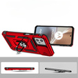 Etui pancerne do Motorola Moto G32, CamShield Slide, czerwone