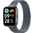 Pasek Bransoleta Milanese do Xiaomi Redmi Watch 3 Active, Szara