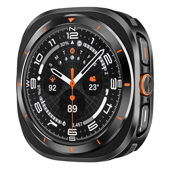 Etui aluminiowe do Samsung Galaxy Watch Ultra 47mm (2025 / 2024), czarne