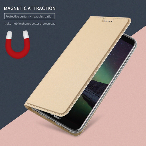 Złote Etui SkinPro do Huawei Y9 2018