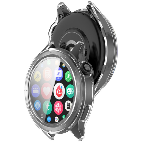 2w1 Etui + Szkło Hartowane do Xiaomi Watch S4, Przezroczyste