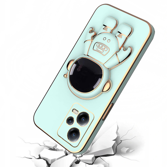 Etui do Xiaomi Redmi Note 12 5G / POCO X5 5G, Astronaut, zielone