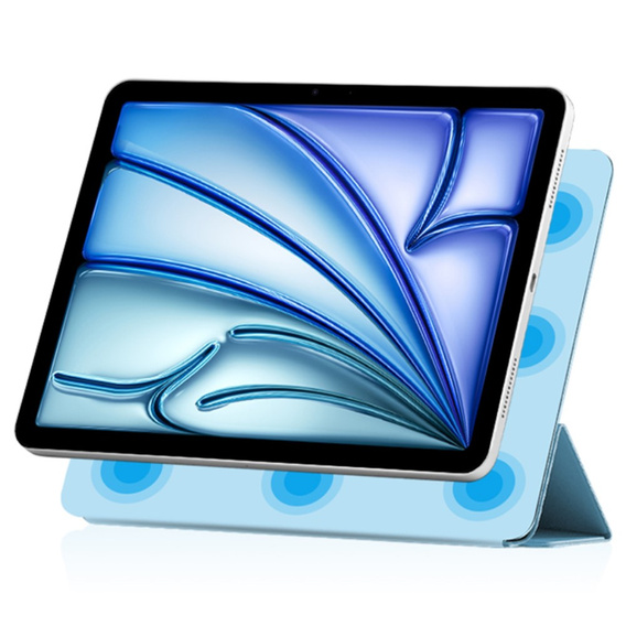 Etui do iPad Air 11" 2025/2024 (7/6 gen.), Magnetic smartcase, niebieskie