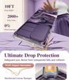 Etui GVIEWIN do Samsung Galaxy S25 Ultra – Quicksand/Purple
