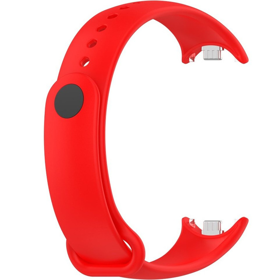 Pasek Silikonowy do Xiaomi Smart Band 10 / 9 / 8, Czerwony