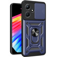 Etui pancerne do Infinix Hot 30i, CamShield Slide, niebieskie
