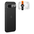 Spigen OPTIK.TR ”EZ FIT” Szkło Hartowane na Aparat do Google Pixel 8A, Czarne, 2 sztuki