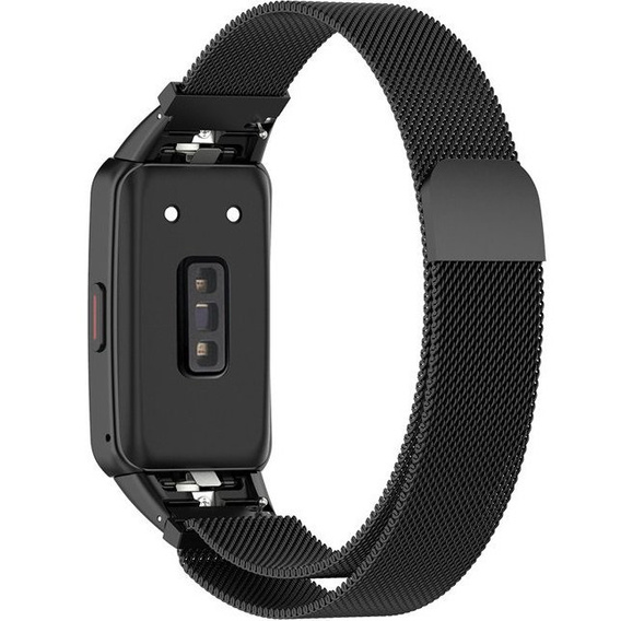 Bransoleta + Etui z Osłoną na ekran do Xiaomi Mi Band 7 Pro, Czarna