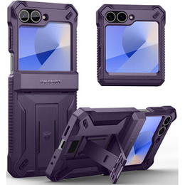 Etui pancerne do Samsung Galaxy Z Flip7 FE / Z Flip6, Dexnor, fioletowe