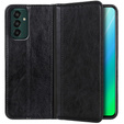 Etui do Samsung Galaxy M13 4G, Wallet Litchi Leather, czarne