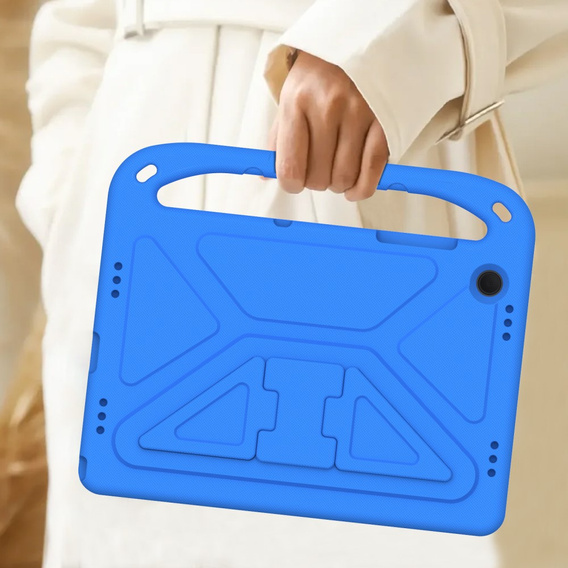 Etui dla dzieci do Samsung Galaxy Tab A9+, dziecięce z uchwytem, Niebieskie