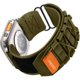 Pasek Nylonowy ERBORD Runner do Apple Watch 1/2/3/4/5/6/7/8/9/10/11/SE Ultra 1/2/3 42/44/45/46/49mm, Zielony