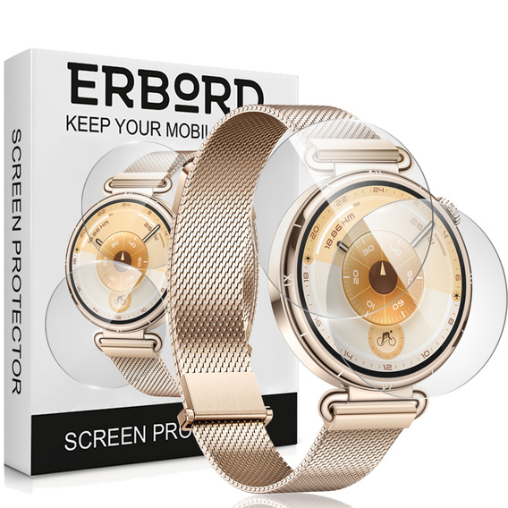 2x Szkło Hartowane ERBORD do Huawei Watch GT 6 41mm, Szybka