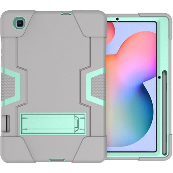 Etui do Samsung Galaxy Tab S6 Lite 10.4" 2020/2022/2024, Pancerne, Szare Zielone