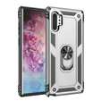 Etui pancerne do Samsung Galaxy Note 10+ Plus, Nox Case Ring, srebrne