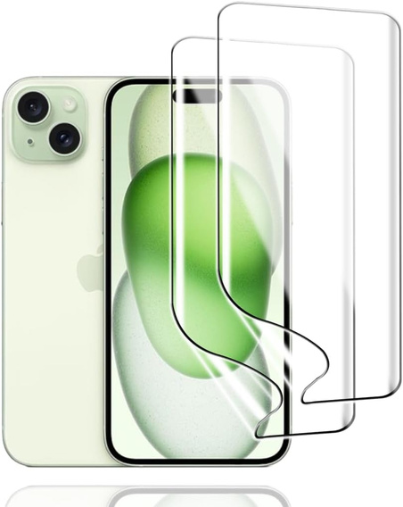 2x Folia Hydrożelowa do iPhone 15, ERBORD Hydrogel Foil