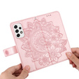 Etui z klapką do Samsung Galaxy A53 5G, Mandala Flower, różowe Rose Gold