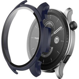 Etui + Szkło 2w1 do Amazfit GTR 4, Granatowe
