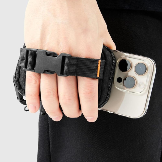Organizer magnetyczny SPIGEN Snap Zip MagSafe Pouch - Black