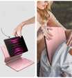 Etui z klawiaturą Dracool do iPad Air 11" 2024 (6 gen.) / Air 10.9" 2022/2020 (5/4 gen.) / Pro 11" 2022/2021/2020/2018 (4/3/2/1 gen.) – różowe