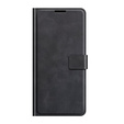 Skórzane Etui Wallet PU Leather do Realme GT 2 / Realme GT Neo 2, Black