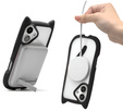 Etui do iPhone 16, do MagSafe, Cute Cat, czarne + Szkło na ekran