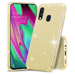 Etui Glitter Case do Samsung Galaxy A40, Gold