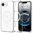 Etui Spigen do iPhone 16E, Liquid Crystal, przezroczyste + Szkło Hartowane 9H