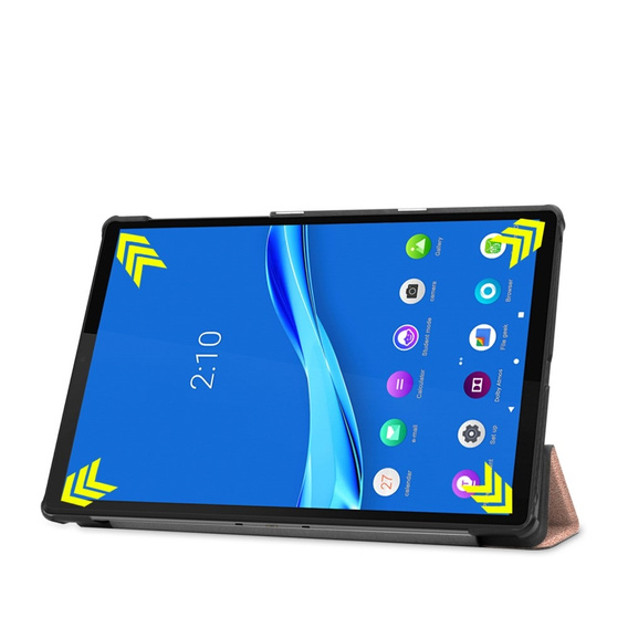 Etui do Lenovo Tab M10 Plus TB-X606F, Smartcase, różowe rose gold