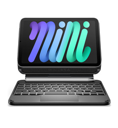 Etui z klawiaturą do iPad mini 8.3" 2021 (6 gen.) / iPad mini 8.3" 2024 (7 gen.), Dexnor Magnetic Keyboard Touchpad, czarne